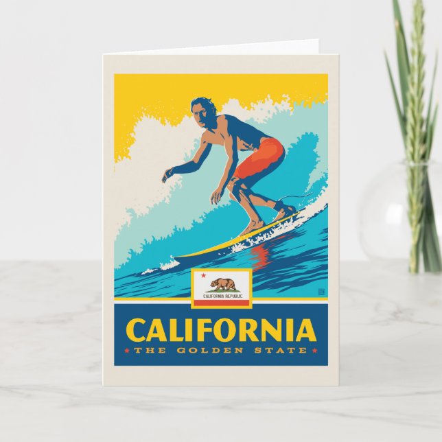 Carte Fierté de l'État | Californie (Devant)