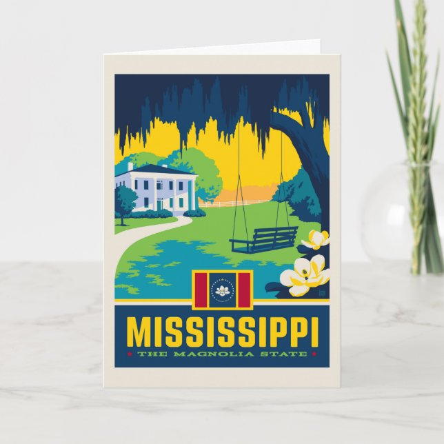 Carte Fierté de l'État | Mississippi (Devant)