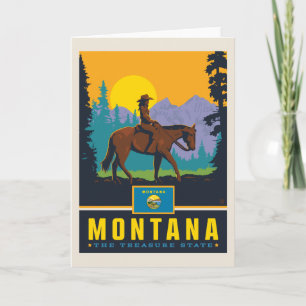 Carte Fierté de l'État   Montana