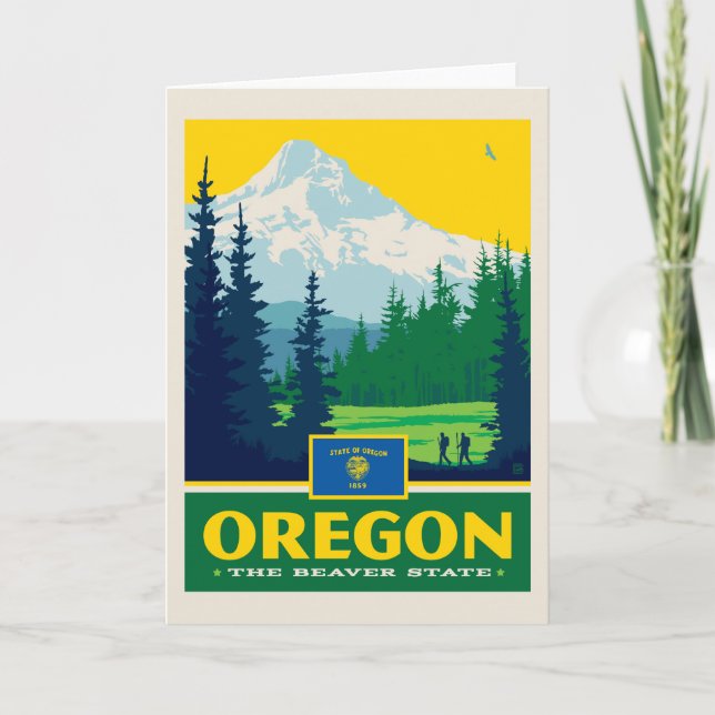 Carte Fierté de l'État | Oregon (Devant)