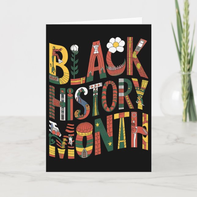 Carte Fierté du Mois de l'histoire des Noirs _1  (Devant)