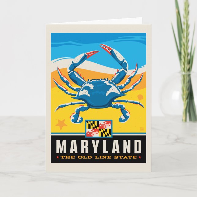 Carte Fierté | le Maryland d'état (Devant)