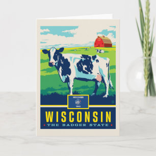 Carte Fierté   le Wisconsin d'état