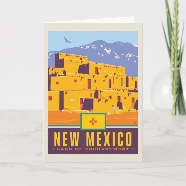 Carte Fierté | Nouveau Mexique d'état (Devant)