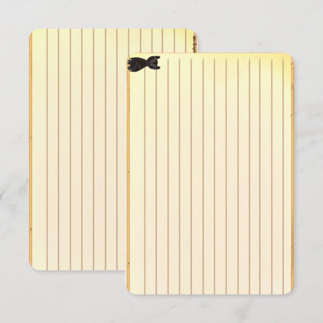 Carte Figdewdrop Blinky the Bat recipe notecards (Devant / Derrière)