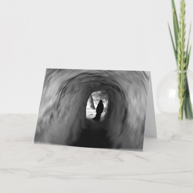 Carte Figure ombragée dans un tunnel à longue traînée (Devant)