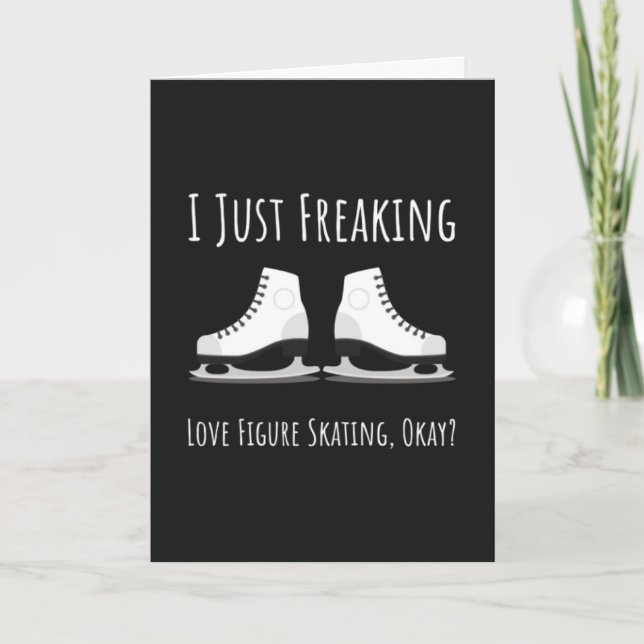 Carte Figure Skating Cards Winter Sports Skate Skates (Devant)