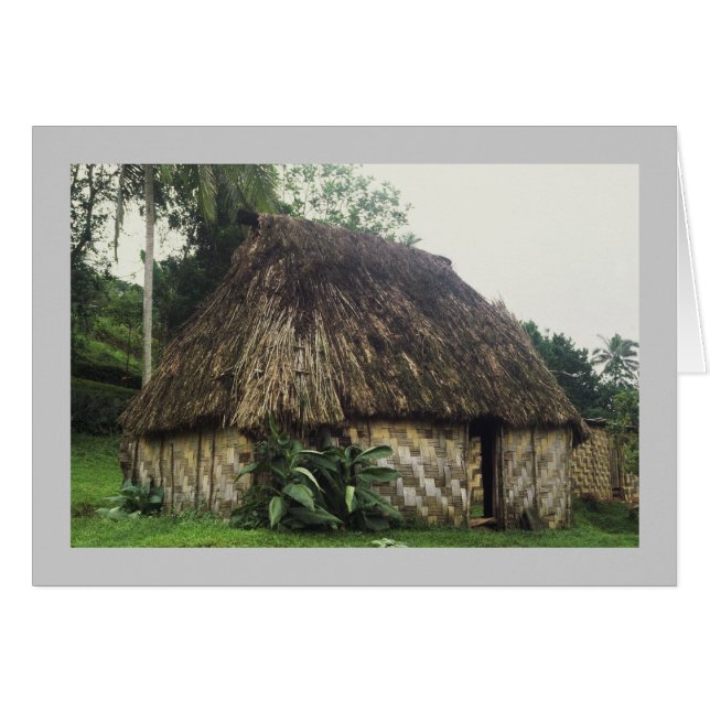 Carte, Fijian Bure, Naitauvoli, Viti Levu (Devant horizontal)