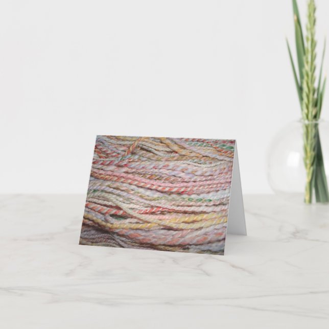 Carte fil en rose (Devant)