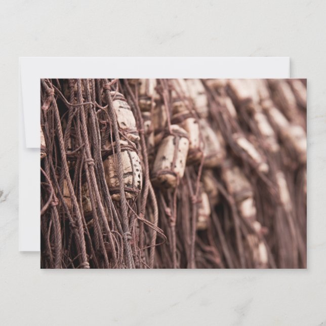 Carte filet de pêche (Devant)