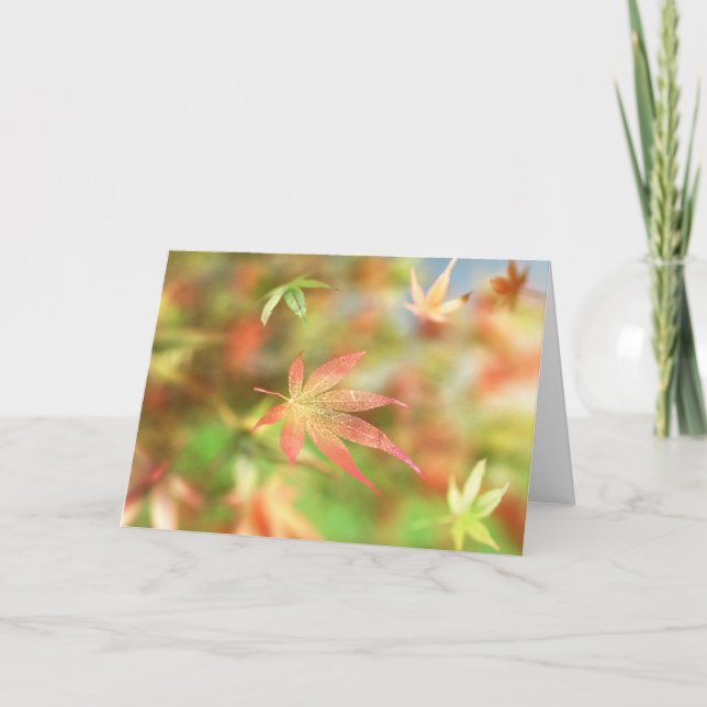 Carte Filigree Automne (Devant)