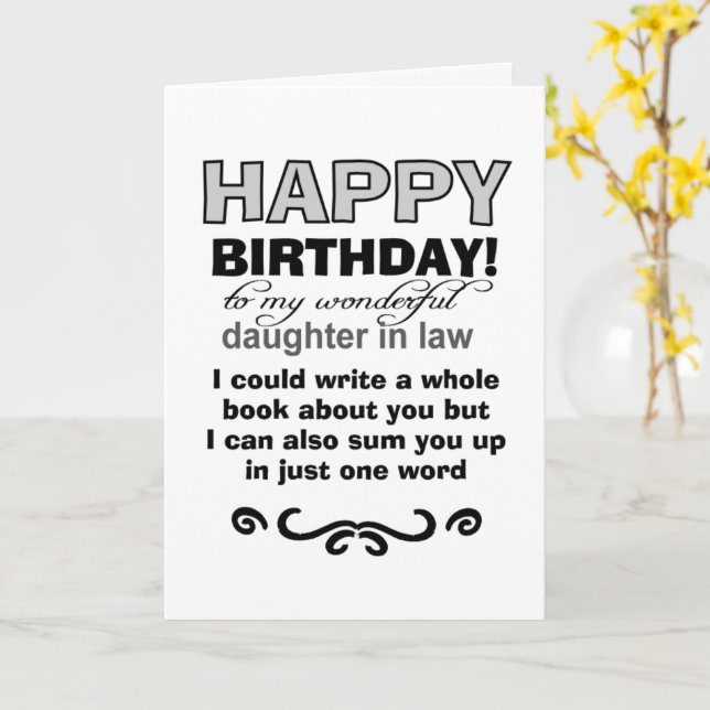 Carte fille anniversaire de naissance (Fleur jaune)