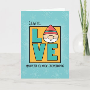 Carte Fille Anniversaire, Gnomes d'amour Pas de limites