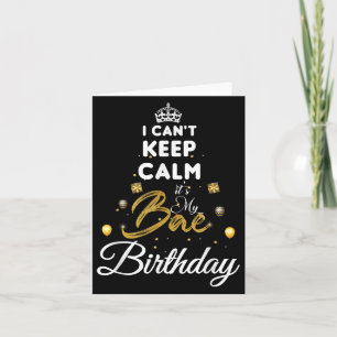 Carte Fille Anniversaire - Je Ne Peux Pas Garder Le Calm