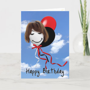 Carte Fille Anniversaire Sur Ballons