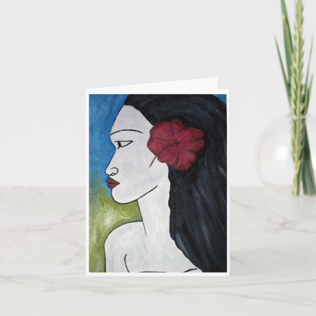 Carte Fille autochtone (Devant)