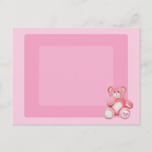 Carte fille bébé (Devant)