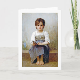 Carte Fille, Bouguereau