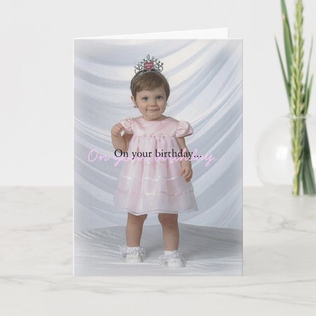 Carte Fille d'anniversaire (Devant)