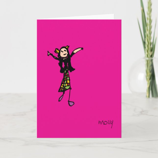 Carte Fille de danse (Devant)