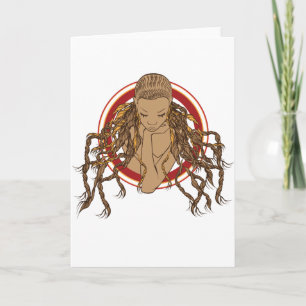 Carte Fille de Dreadlock