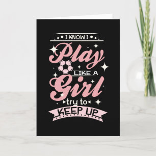Carte Fille de football