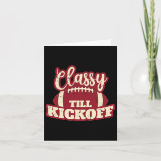 Carte Fille de football cadeau Cly jusqu'au coup d'envoi