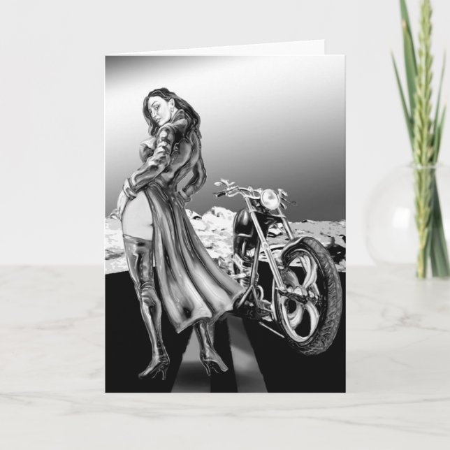 Carte fille de motards (Devant)