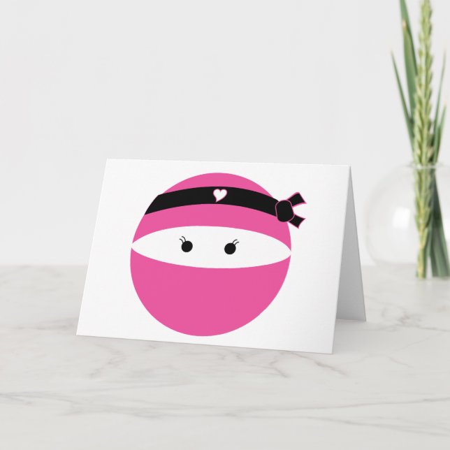 Carte Fille de Ninja (Devant)