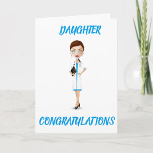 CARTE ***FILLE*** DEVIENT MÉDECIN SI FIÈRE