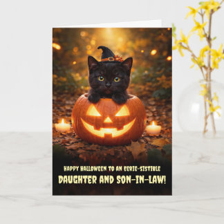 Carte Fille et gendre Beau fils Joyeux Halloween