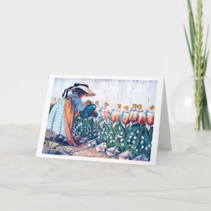 Carte Fille et Tulip, Jessie Willcox Smith