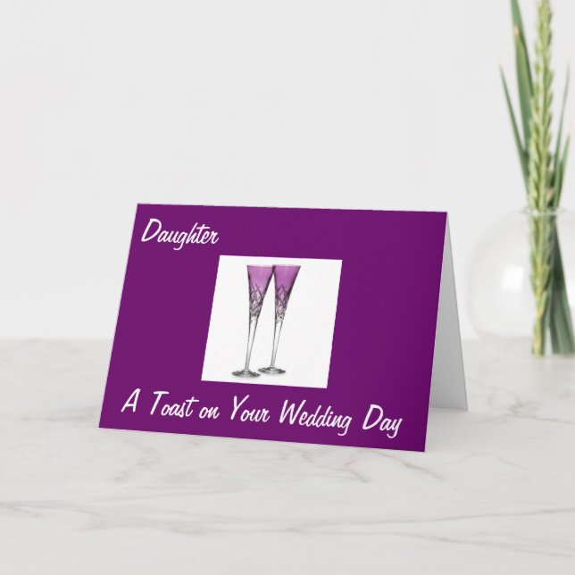 CARTE FILLE/GROUPE TOAST SUR MARIAGE (Devant)