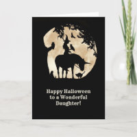 Fille Halloween avec Witch et Unicorn