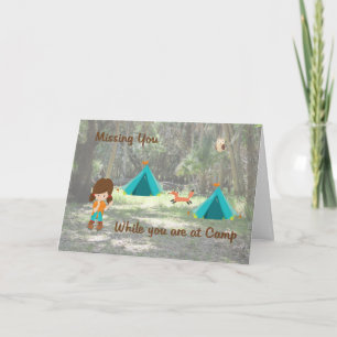 Carte fille manquante pendant le camp d'été