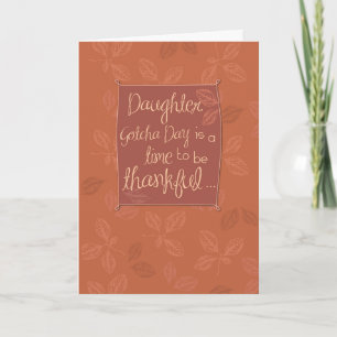 Carte Fille Merci sur Gotcha Day