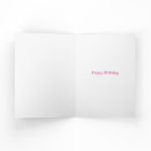 Fille mignonne avec Caricature de coeur Anniversai