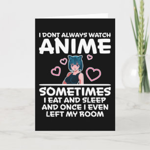 Carte Fille Otaku Anime Manga Cosplay Ramen Cadeau Japon