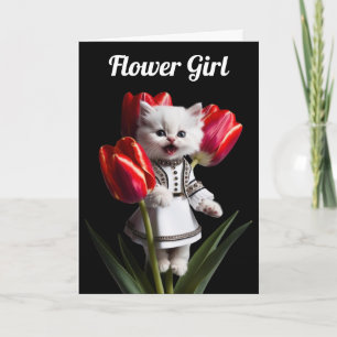 Carte Fille Perse Blanche