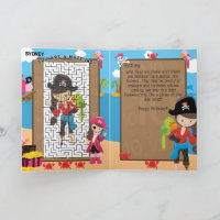 Filles amusantes Pirate Vous êtes un labyrinthe me
