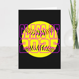 Carte Filles Cl de 2025 Joueuse de softball 