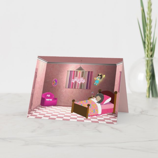 Carte Filles Dents Fairy Card 2 (Devant)