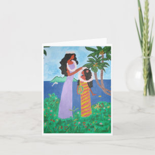 Carte Filles du Tahiti
