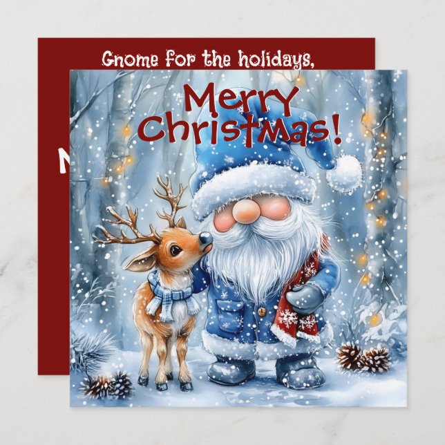 Carte Fils de neige et d'écarlate (Devant / Derrière)