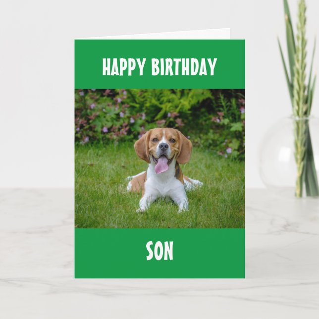 CARTE FILS ET MON FIREMAN PRÉFÉRÉ À L'ANNIVERSAIRE ! (Devant)