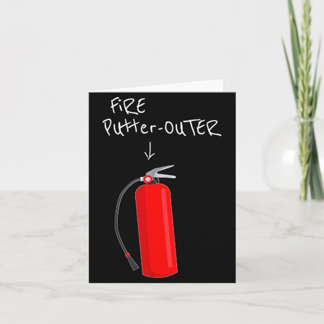 Carte Fire Putter Outer Fire Extinguisher Fire Fighter F (Devant)