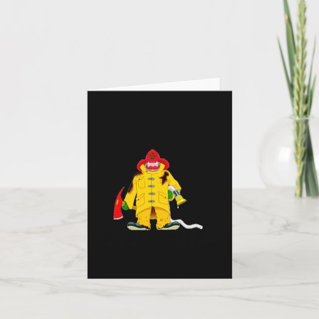 Carte Firefighter Smoke Alarms Dont Save Lives  (Devant)