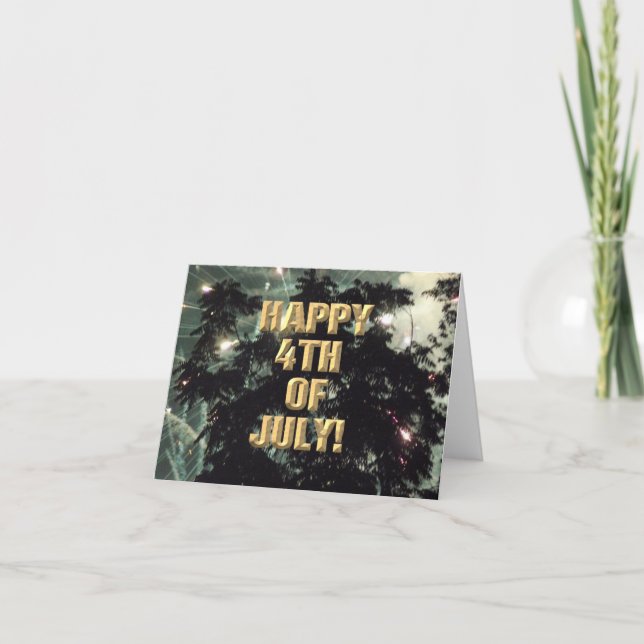Carte Fireworks 13 4 juillet (Devant)