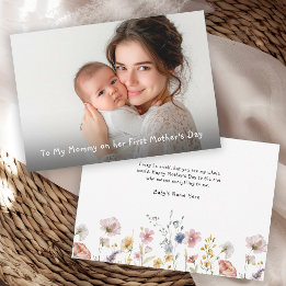 Carte First Mother's Day Photo Card from Baby