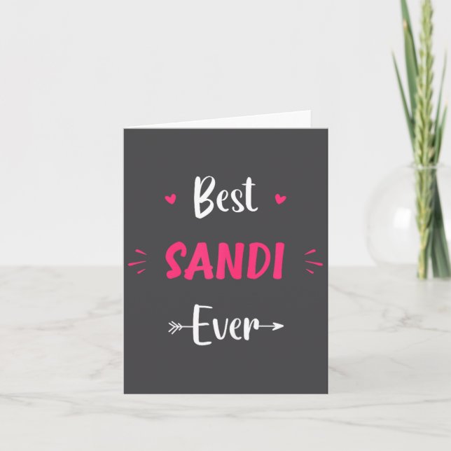 Carte First Name Sandi Funny Quote Sandi  (Devant)